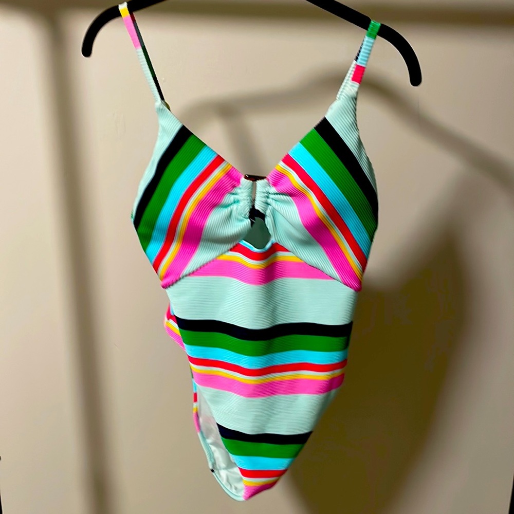 NWT Trina Turk Stripe One Piece!